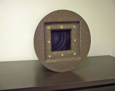 Burial Urn, Brown Granite Burial Urn, Brown Granite Cremation Urn, Combination Burial Urn Vault