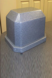 Burial Urns, Grey Burial Urns, Grey Granite Burial Urns, Granger Burial Urns, ForeverSafe Burial Urns