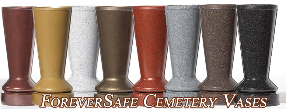 ForeverSafe Cemetery Vases